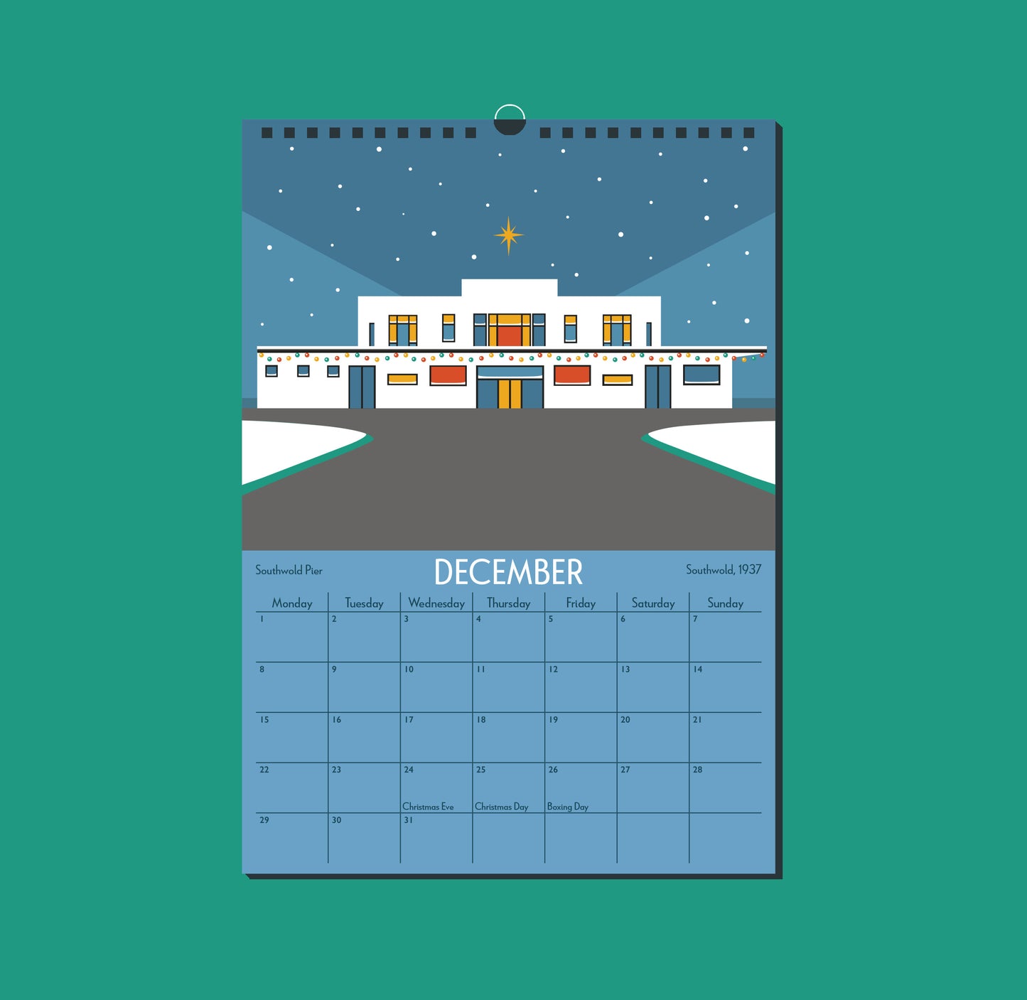 2025 Art Deco by the Sea Calendar