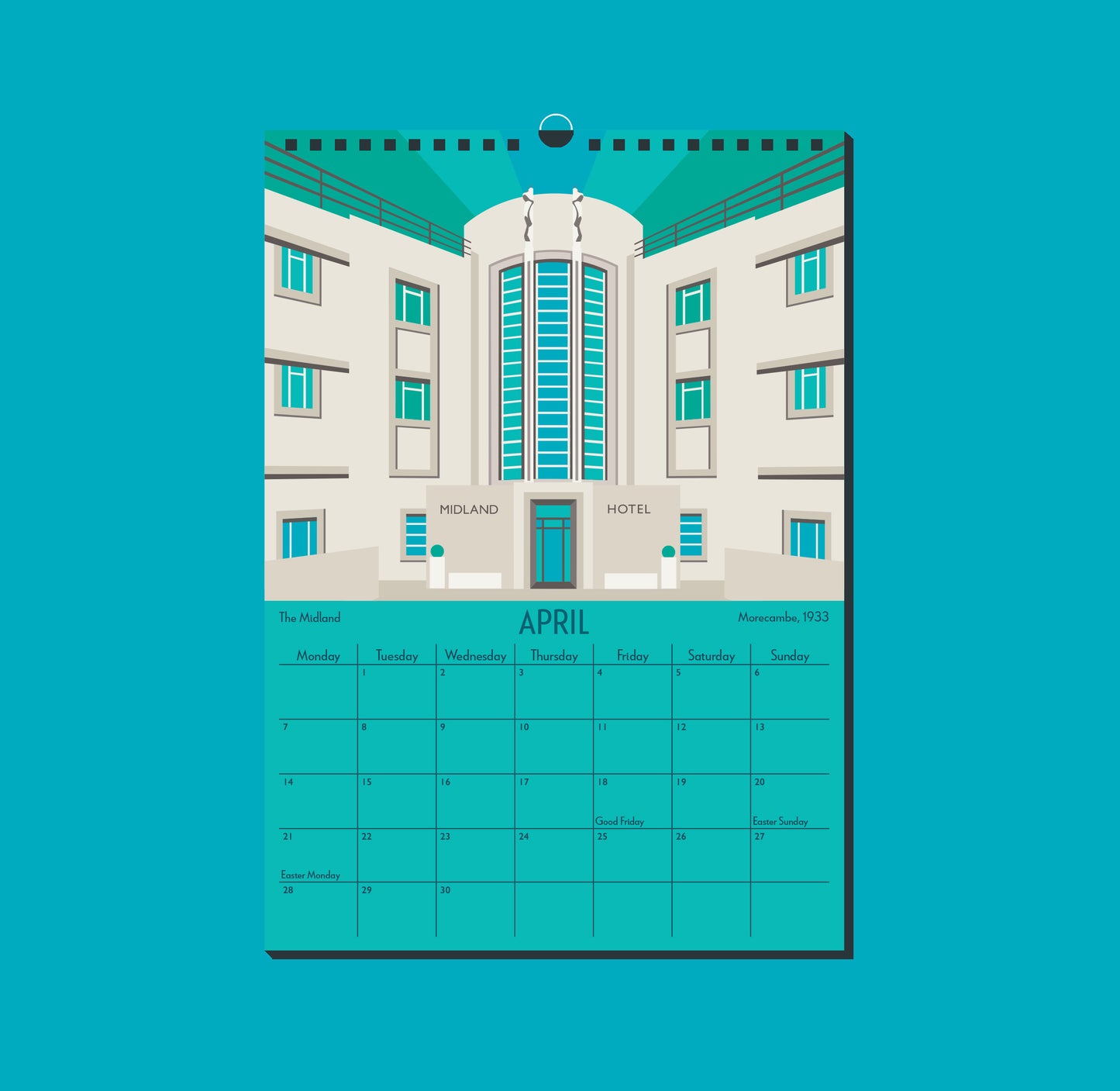 2025 Art Deco by the Sea Calendar