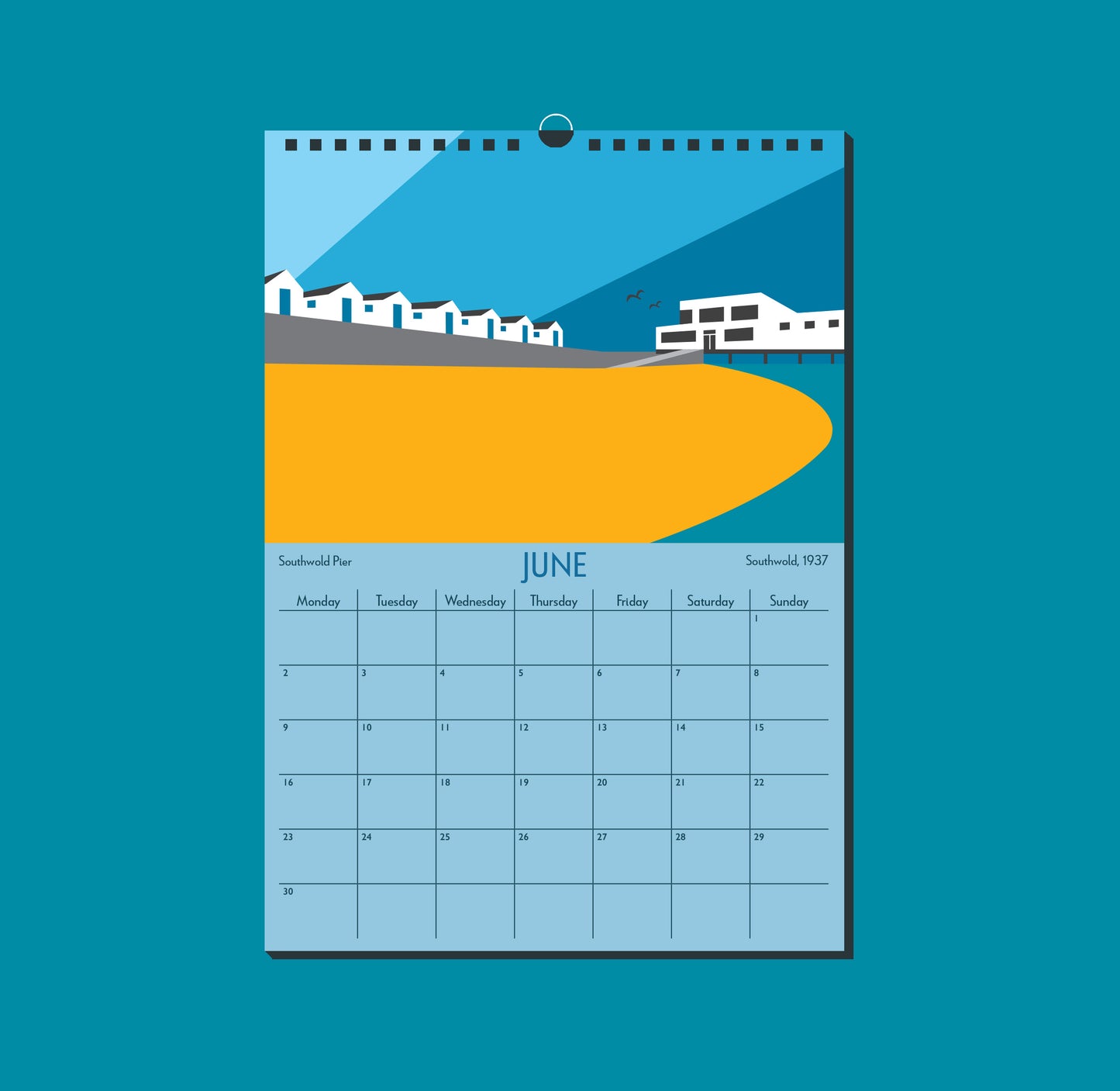 2025 Art Deco by the Sea Calendar