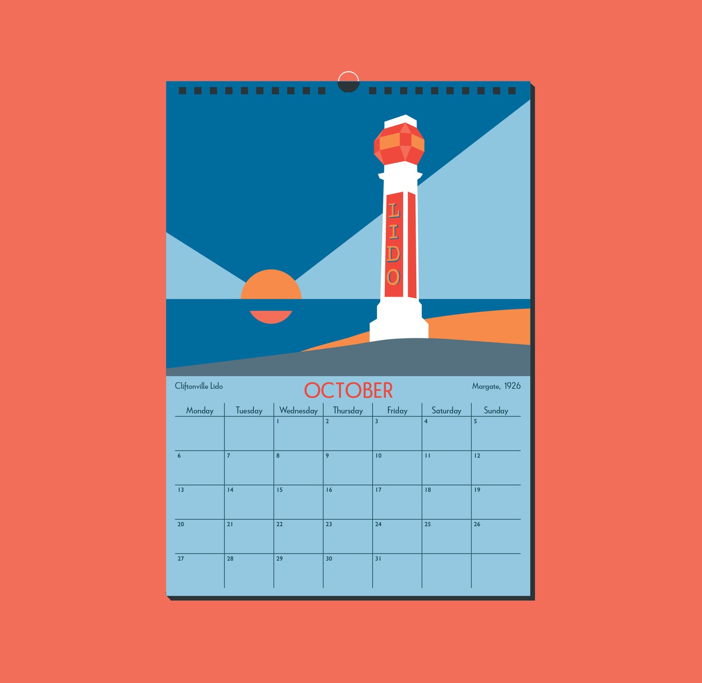 2025 Art Deco by the Sea Calendar