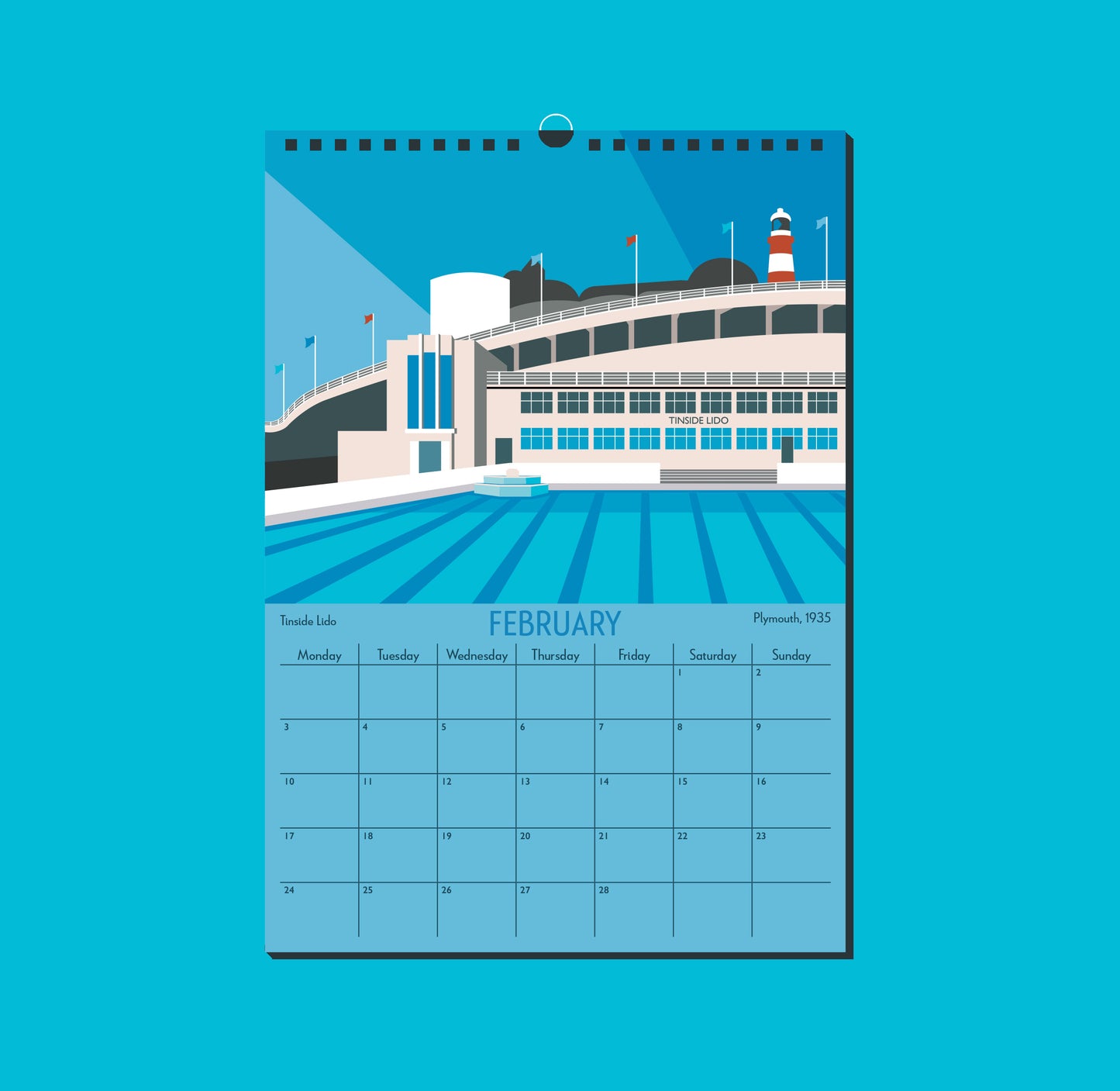 2025 Art Deco by the Sea Calendar