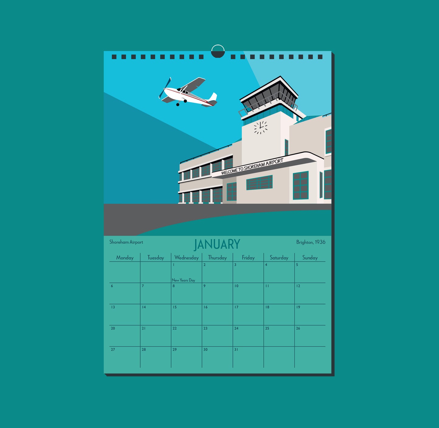 2025 Art Deco by the Sea Calendar